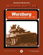 Обложка военной игры SPI Modern Battles: Wurzburg